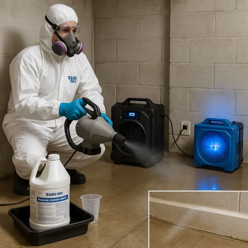Sanitization and Odor Removal process in Rosewood Heights, IL