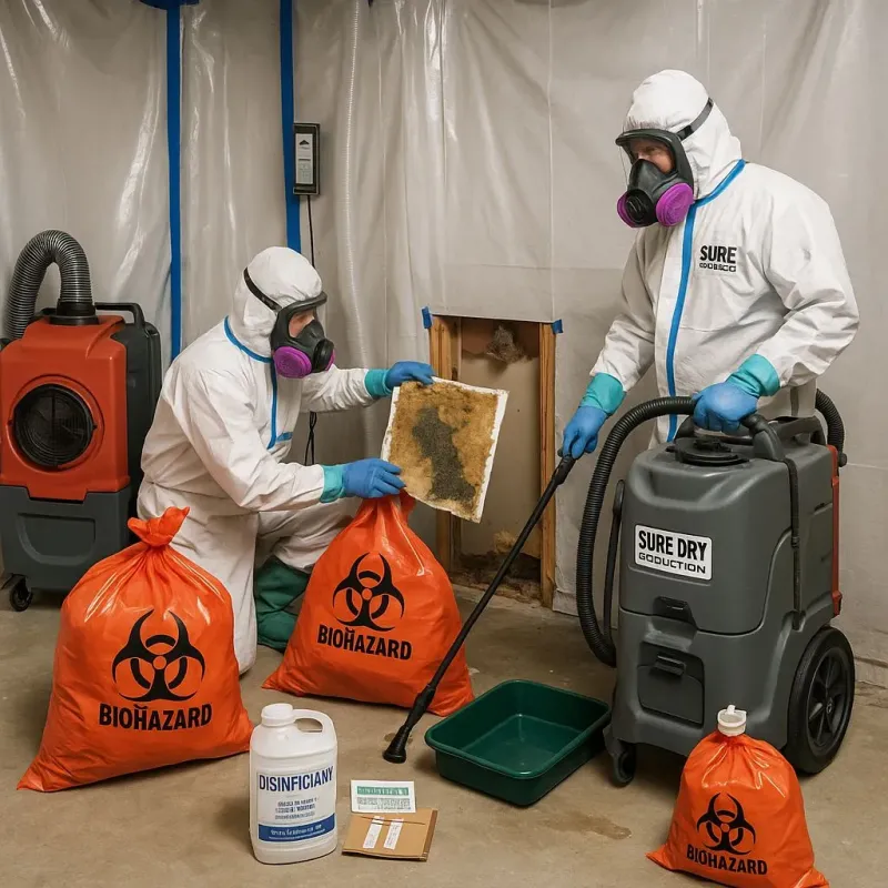 Contaminated Water Handling Protocols process in Rosewood Heights, IL
